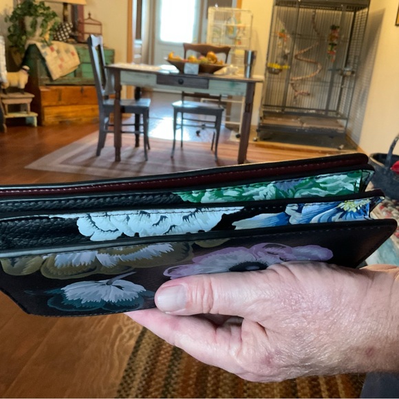 Coach Kaffee Fassett chain Clutch Crossbody NEW! - Picture 5 of 10